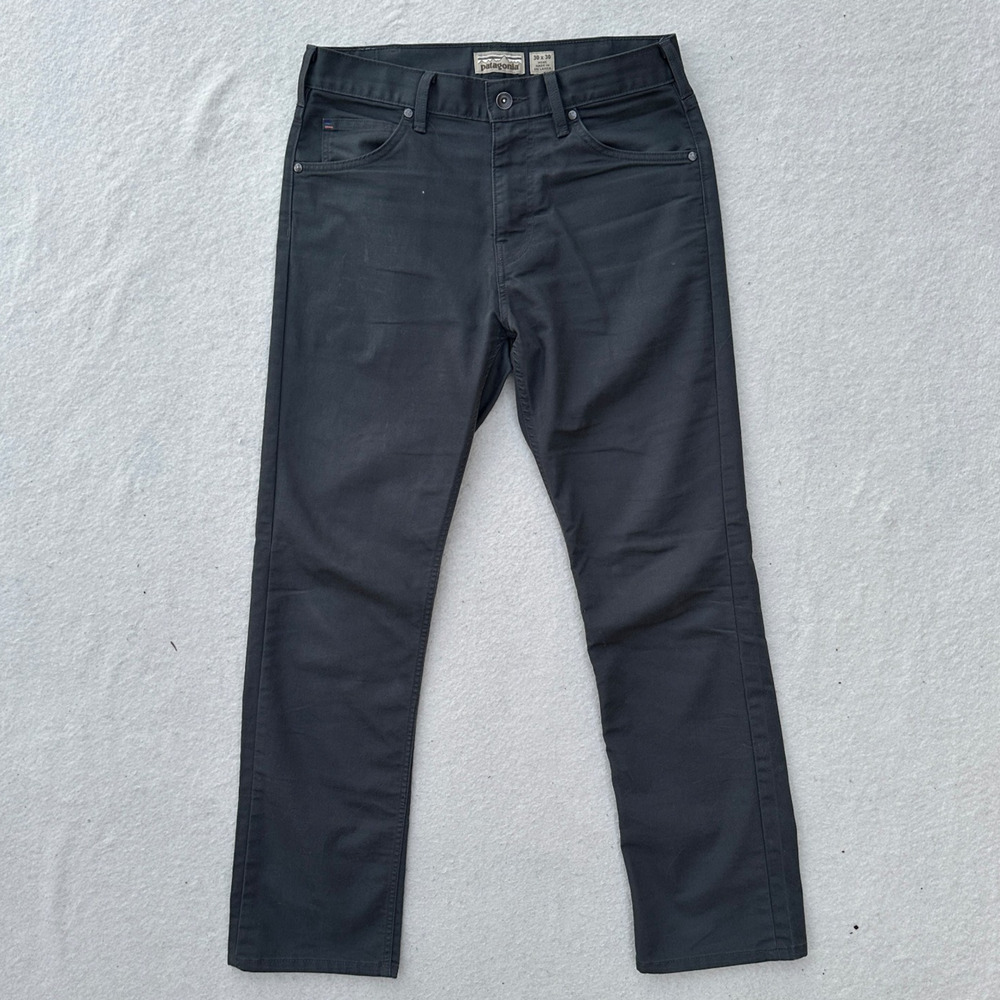 Patagonia Iron Clad Performance Straight Leg Jeans Men's 30x30 Gray Denim Pants